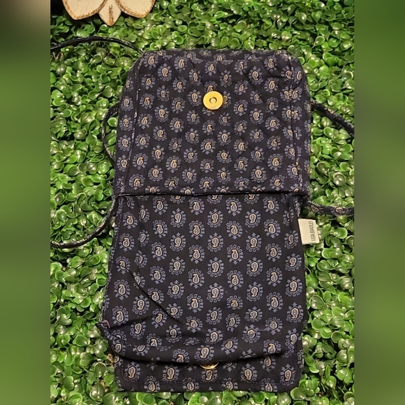 GUC, Vintage Vera Bradley Classic Navy Small Crossbody - Picture 5 of 12